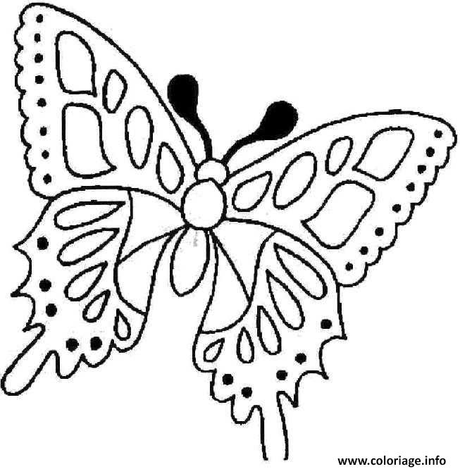 Dessin papillon 46 Coloriage Gratuit à Imprimer
