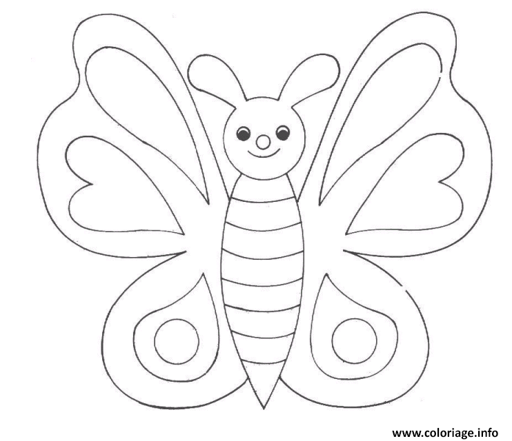 Dessin papillon 26 Coloriage Gratuit à Imprimer