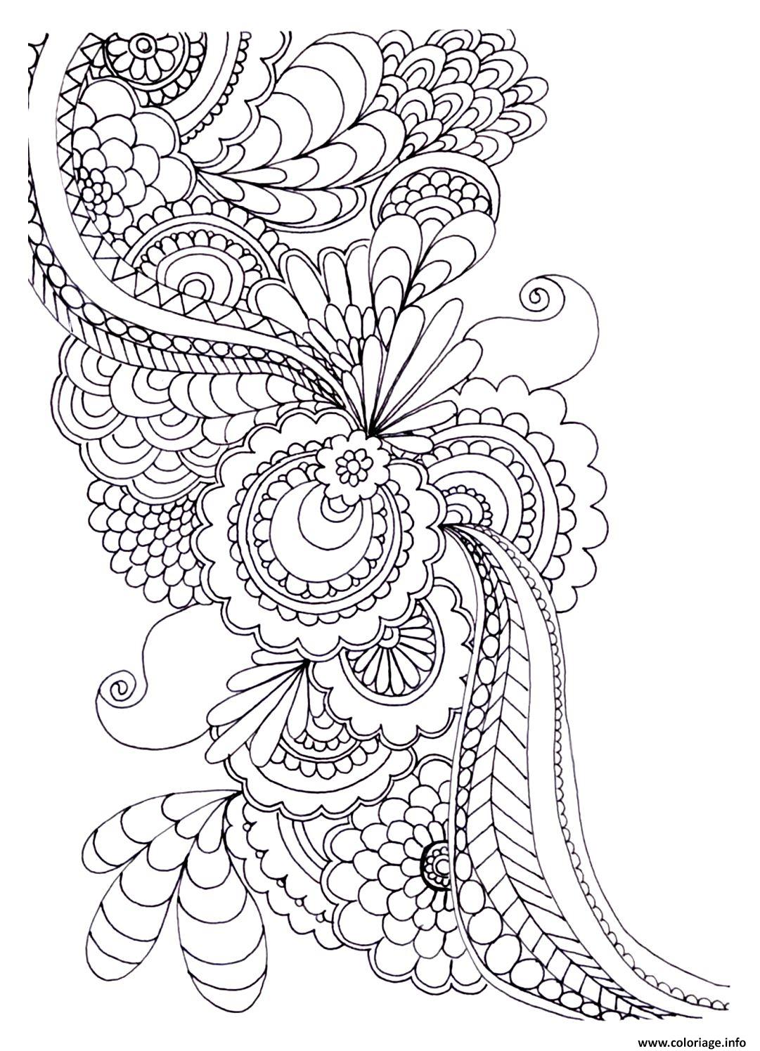 Coloriage adulte zen anti stress a imprimer 5 - JeColorie.com