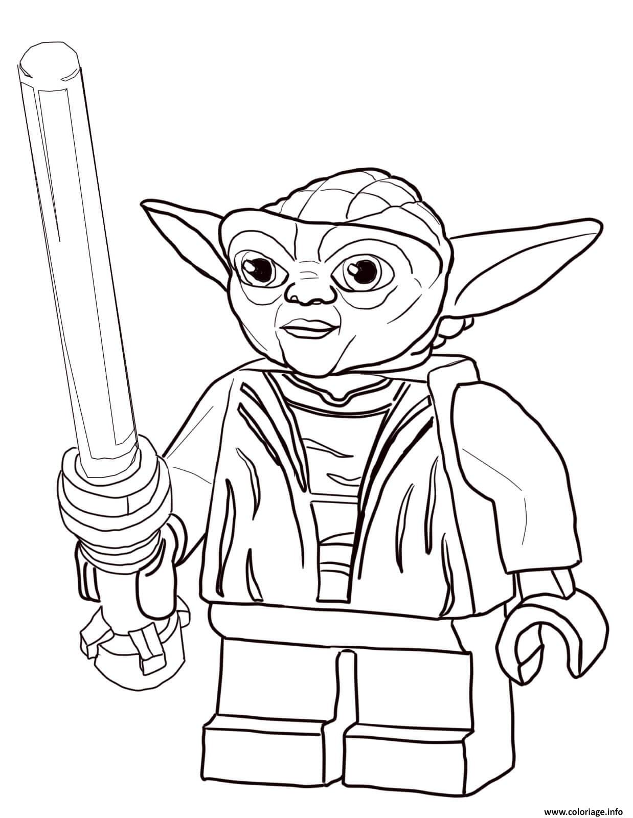 Dessin star wars lego Coloriage Gratuit à Imprimer