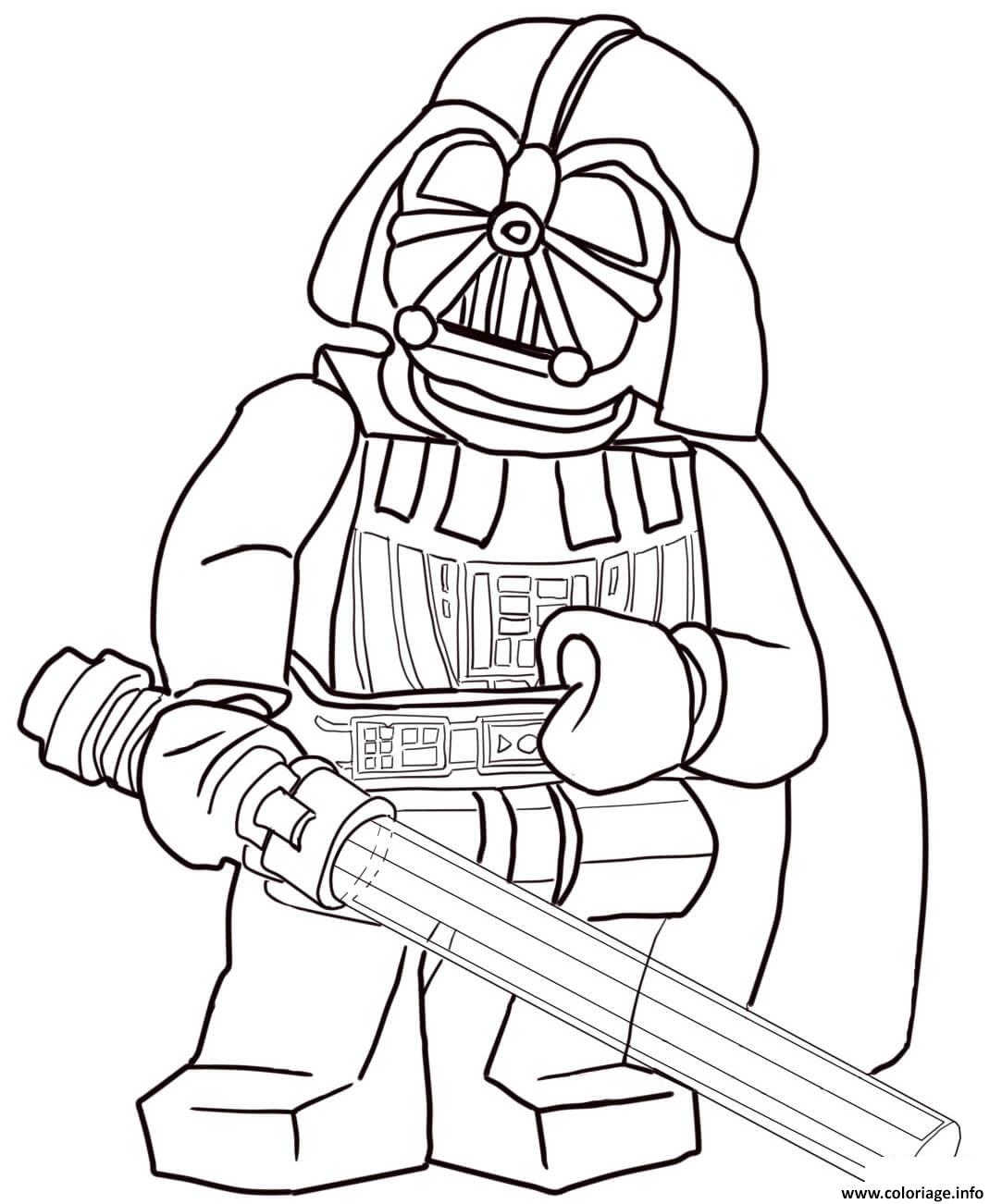 Dessin lego star wars 3 movie Coloriage Gratuit à Imprimer