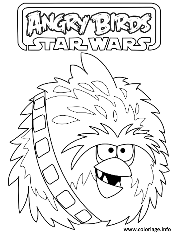 Dessin angry birds star wars 91 Coloriage Gratuit à Imprimer