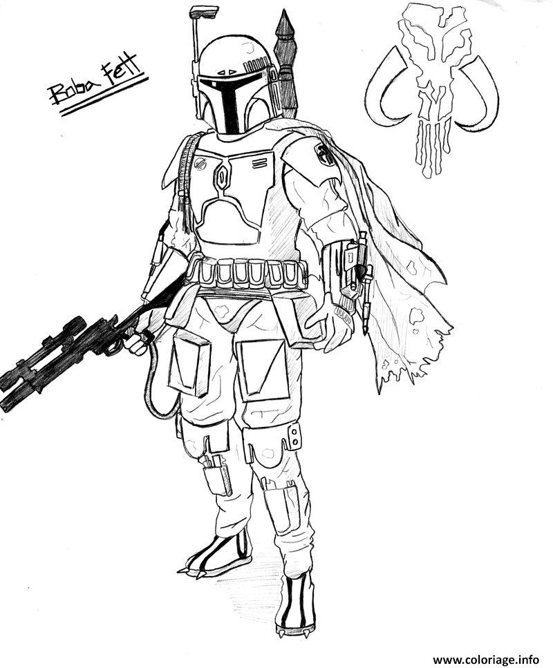 Coloriage star wars 28  JeColorie.com