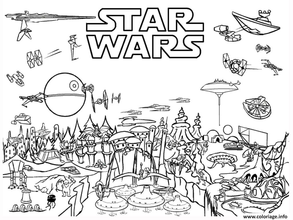 Dessin star wars 13 Coloriage Gratuit à Imprimer