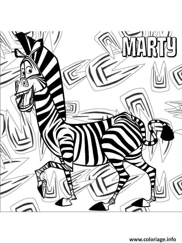 Dessin zebre 48 Coloriage Gratuit à Imprimer