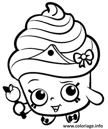 Dessin shopkins for kids Coloriage Gratuit à Imprimer