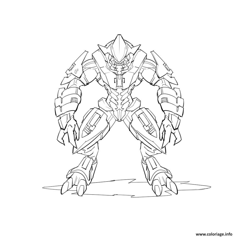 Dessin Halo Pictures Coloriage Gratuit à Imprimer