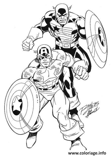 Dessin colorier captain america 30 Coloriage Gratuit à Imprimer