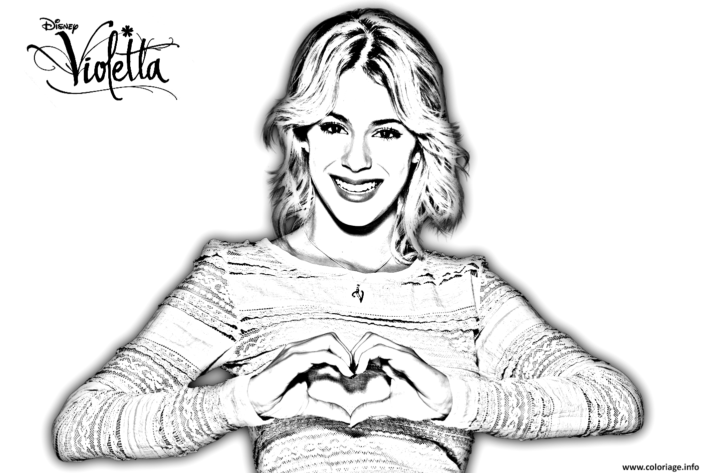 Coloriage Violetta Saison 3 Nouvelle Coupe Cheveux Dessin Coloriage Violetta A Imprimer