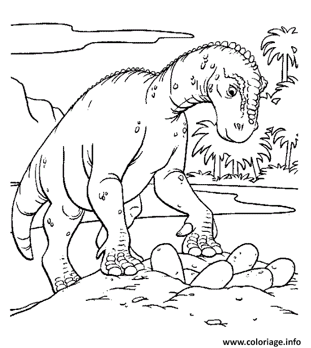 Dessin dinosaure 77 Coloriage Gratuit à Imprimer