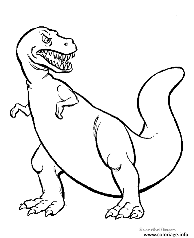 Dessin dinosaure 4 Coloriage Gratuit à Imprimer