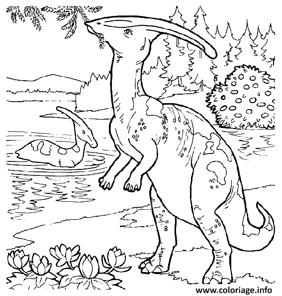 Coloriage Dinosaure 137 Dessin à Imprimer