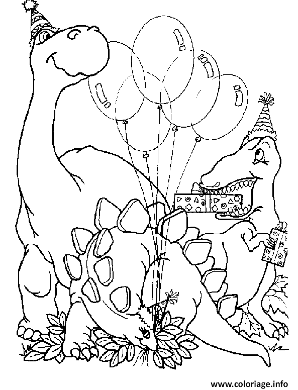 Coloriage Dinosaure 289 Dessin à Imprimer