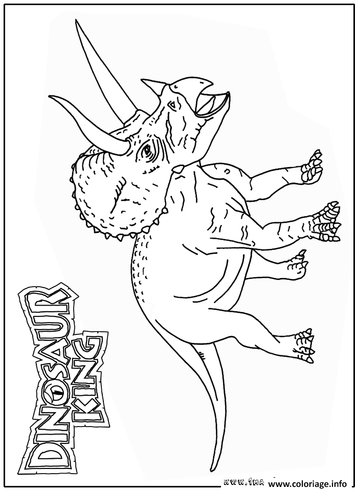 Coloriage Dinosaure 217 Dessin Dinosaure à imprimer