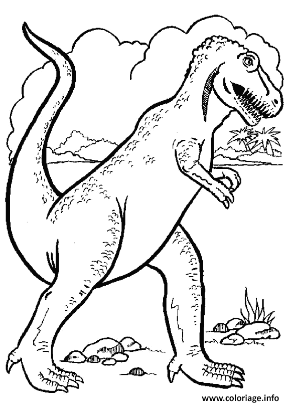 Dessin dinosaure 181 Coloriage Gratuit à Imprimer