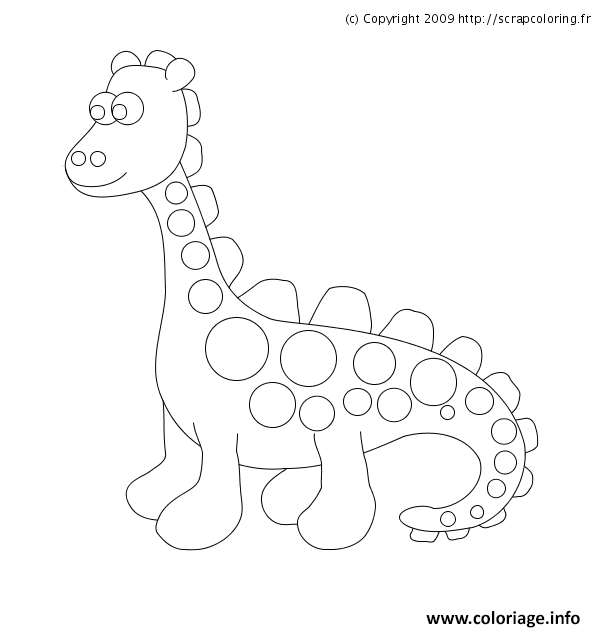 Dessin dinosaure 338 Coloriage Gratuit à Imprimer