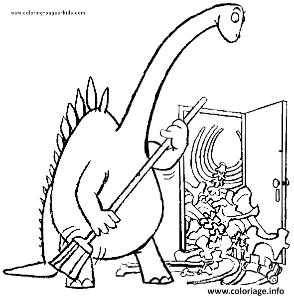 Coloriage Dinosaure 111 Dessin à Imprimer