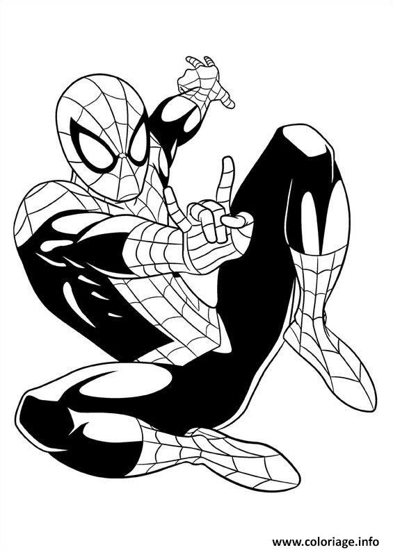 Coloriage Ultimate Spiderman 2 Dessin à Imprimer