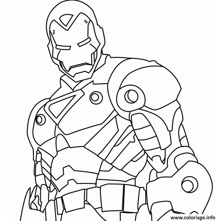 Coloriage Iron Man 5 Dessin à Imprimer