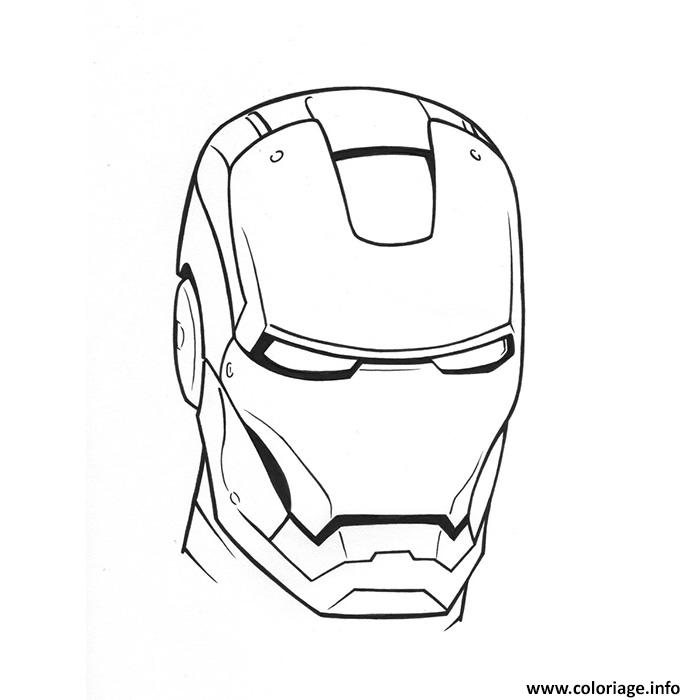 Coloriage Iron Man 21 Dessin Iron Man imprimer