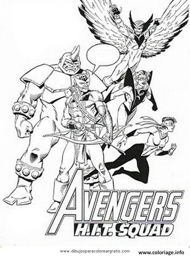 Dessin avengers 375 Coloriage Gratuit à Imprimer