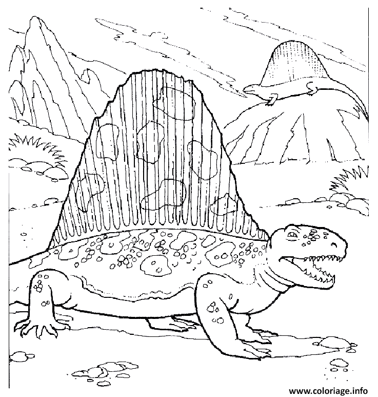 Coloriage jurassic world  JeColorie.com