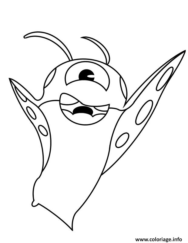 Dessin slugterra hoverbug bugsy Coloriage Gratuit à Imprimer