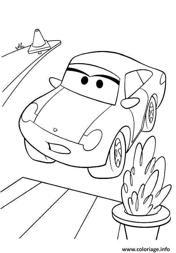 Dessin flash mcqueen csally Coloriage Gratuit à Imprimer