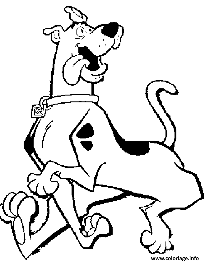 Coloriage Scooby Doo 31 Dessin à Imprimer