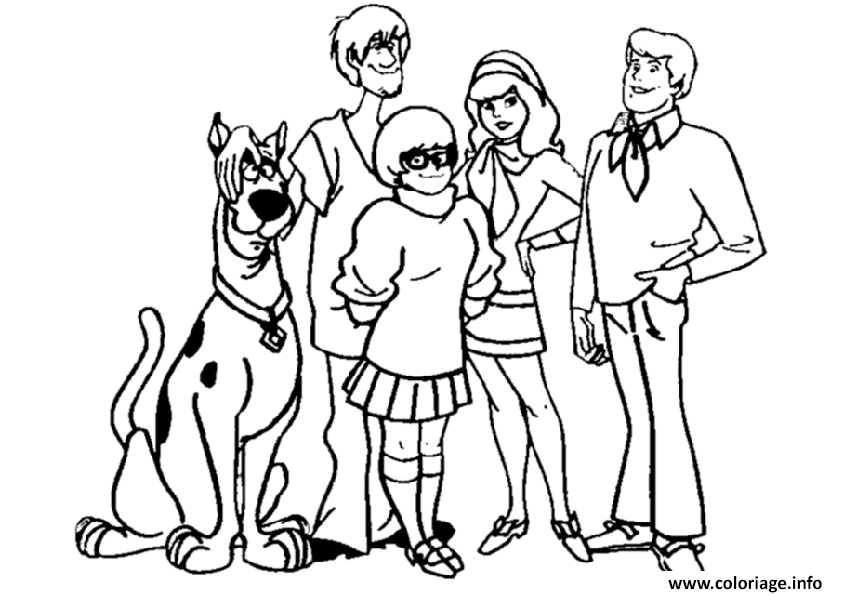 Coloriage A Imprimer Scooby Doo