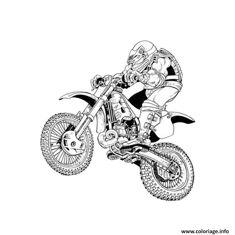 Coloriage D Une Moto