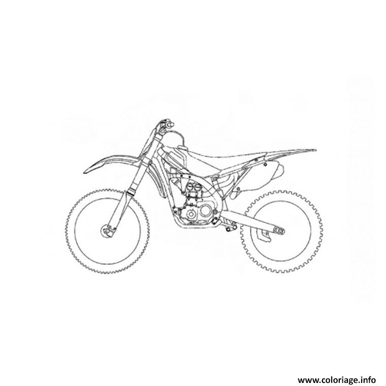 Coloriage Moto 135 Dessin à Imprimer