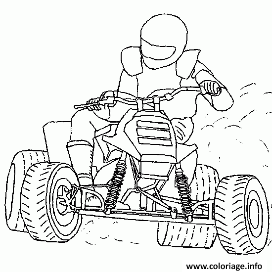 Coloriage Motocross 32 Dessin à Imprimer