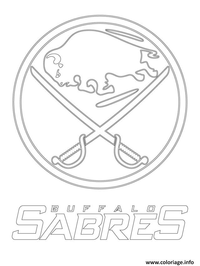 Coloriage Buffalo Sabres Logo Lnh Nhl Hockey Sport1 Dessin à Imprimer