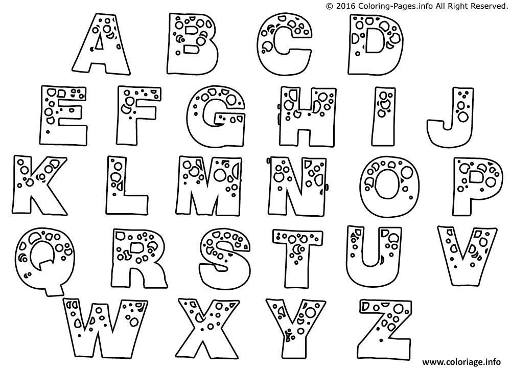 Coloriage Alphabet Complet A Imprimer dessin