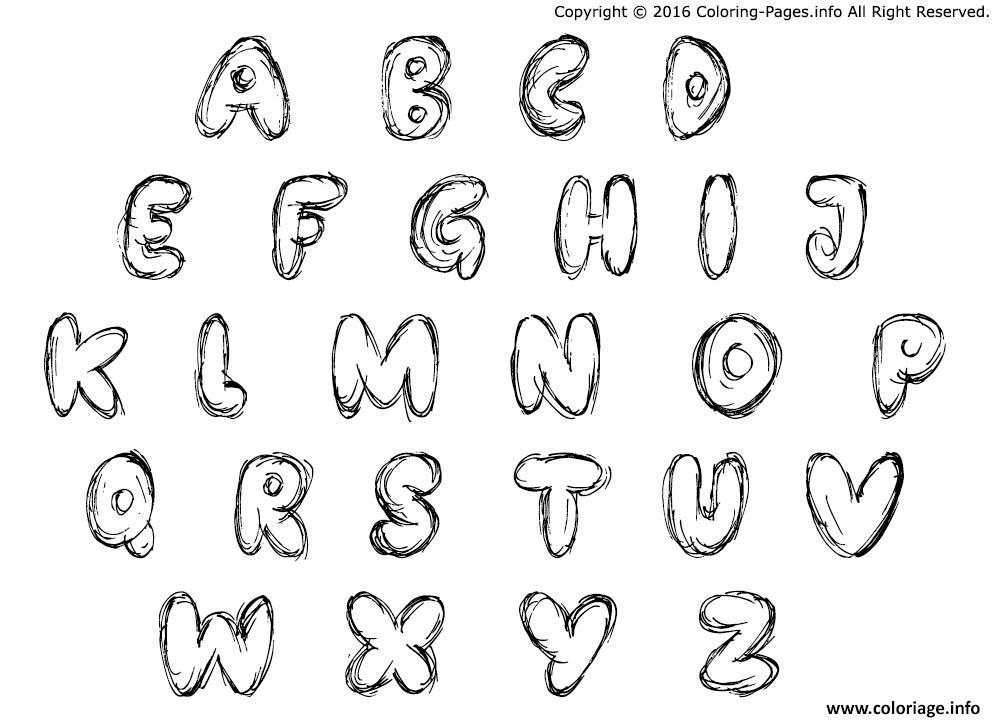 Dessin alphabet maternelles scratch bash Coloriage Gratuit à Imprimer