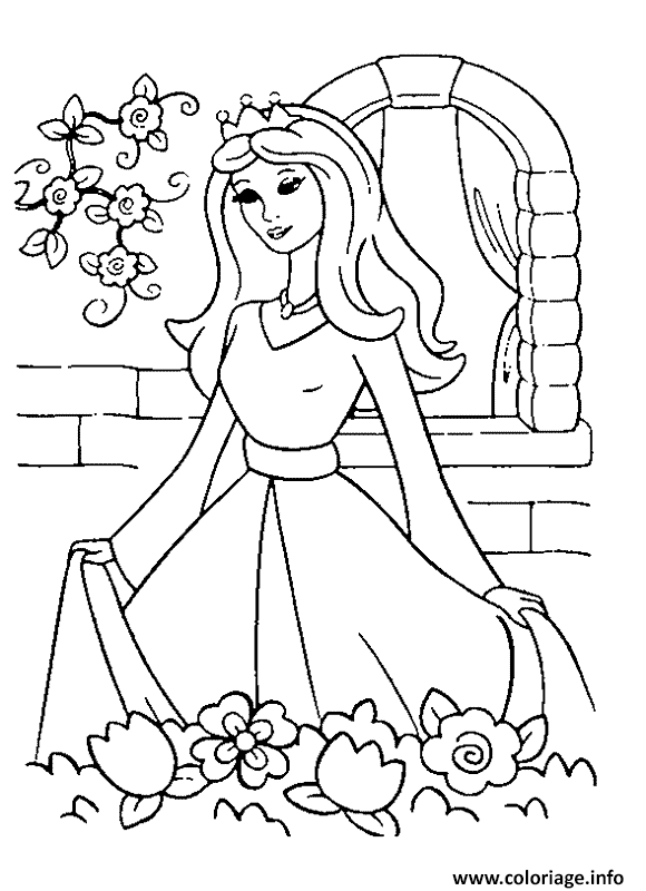 Dessin disney princesse 90 Coloriage Gratuit à Imprimer