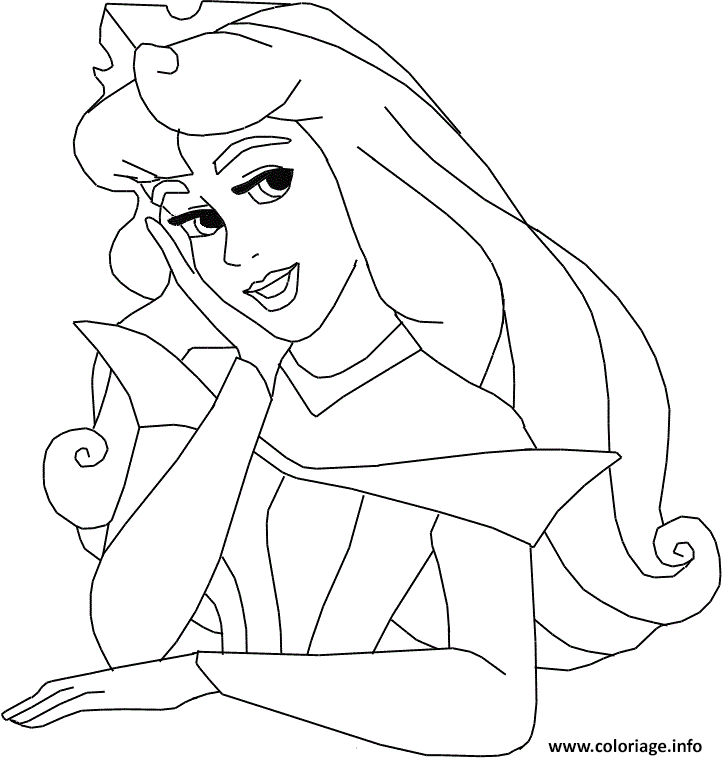 Dessin disney princesse 242 Coloriage Gratuit à Imprimer