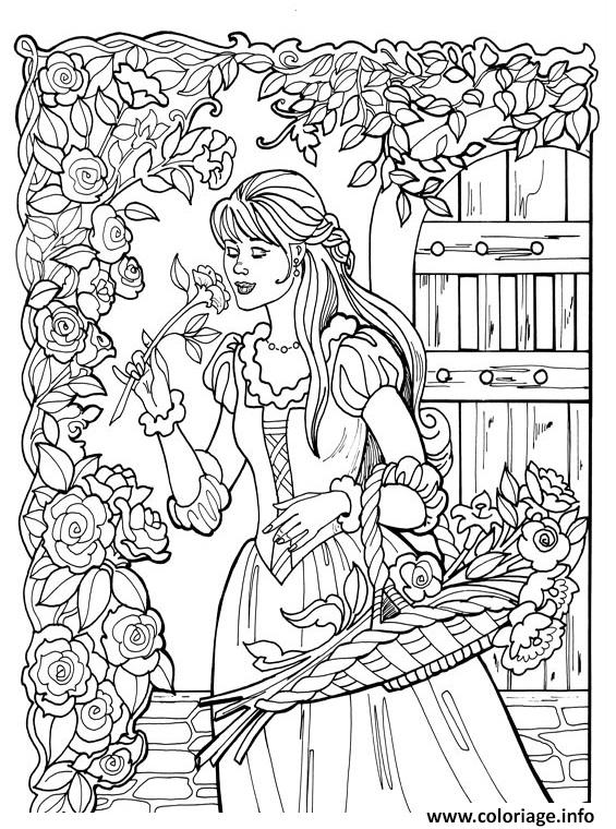 Dessin disney princesse 285 Coloriage Gratuit à Imprimer