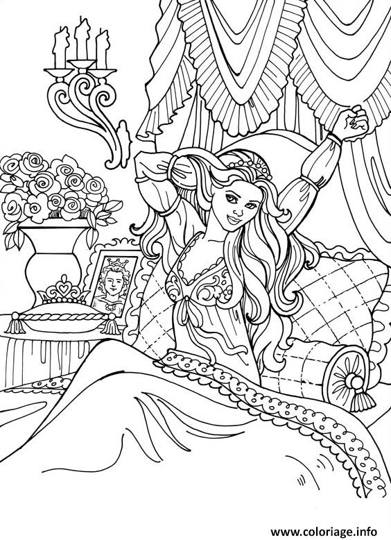 Coloriage disney princesse 67  JeColorie.com