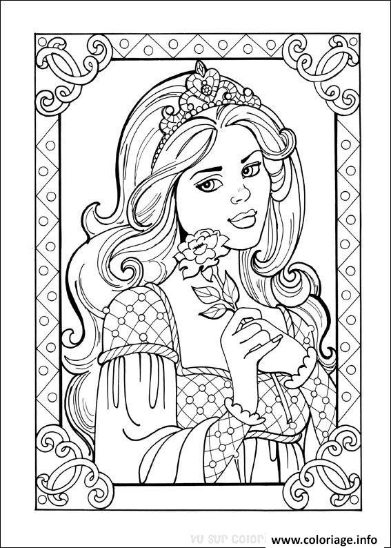 Dessin disney princesse 125 Coloriage Gratuit à Imprimer