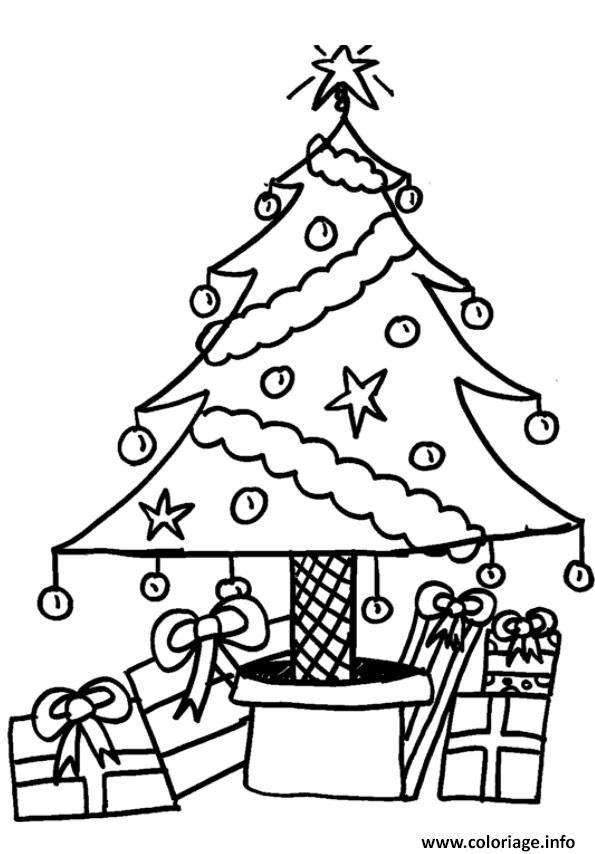 Dessin sapin de noel 10 Coloriage Gratuit à Imprimer