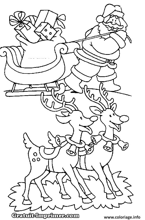 Coloriage pere noel 186 - JeColorie.com