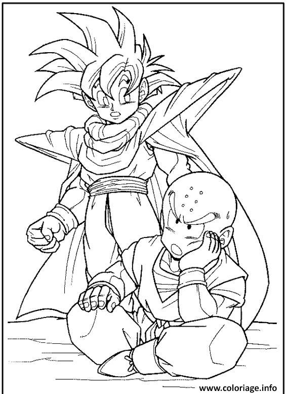 Coloriage Dragon Ball Z 46 Dessin Dragon Ball Z à imprimer