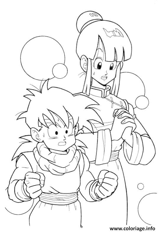 Dessin dragon ball z 124 Coloriage Gratuit à Imprimer