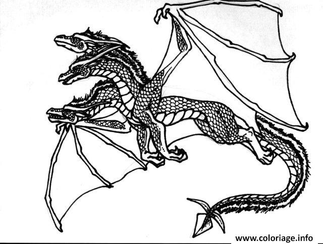 Coloriage Dragon 145 Dessin à Imprimer