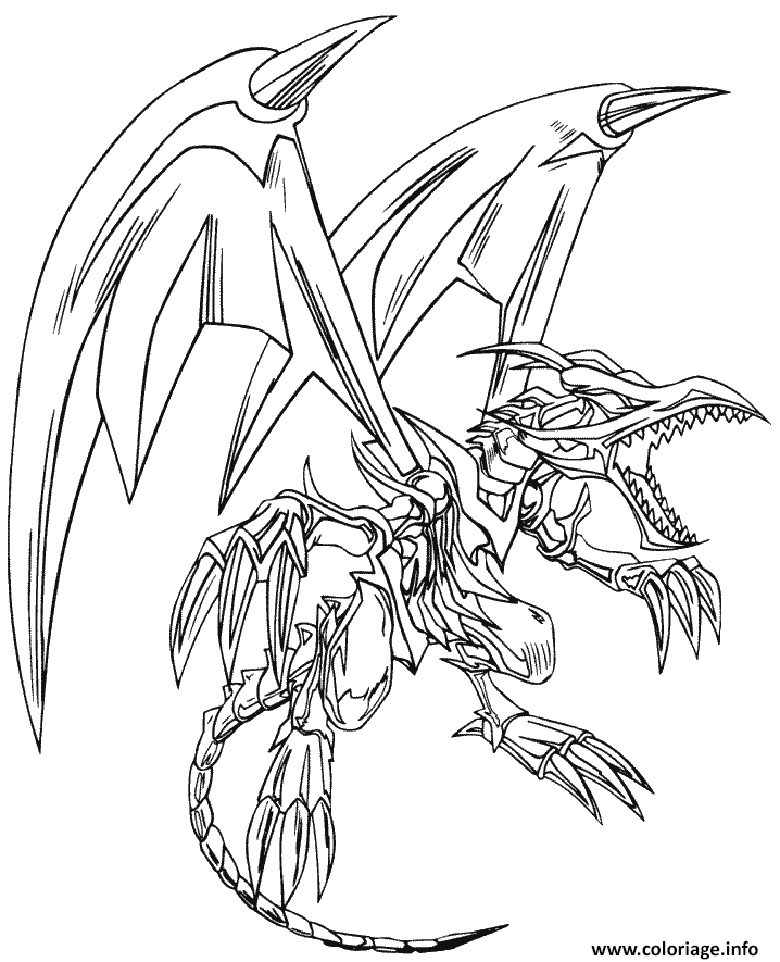 Dessin dragon super cool Coloriage Gratuit à Imprimer