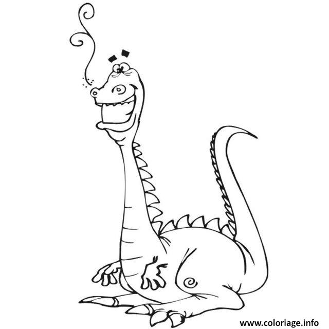 Dessin dragon pour enfants Coloriage Gratuit à Imprimer