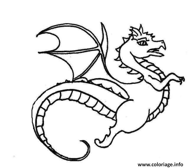 Coloriage Dragon 188 Dessin à Imprimer