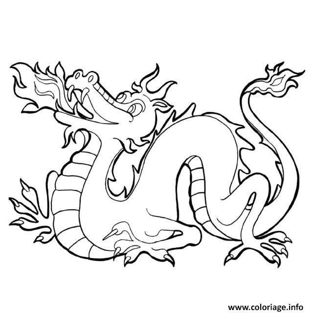 Coloriage Dragon 35 Dessin à Imprimer